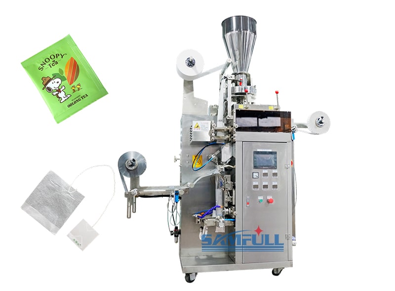 String & Tag Drip Coffee Bag Machine