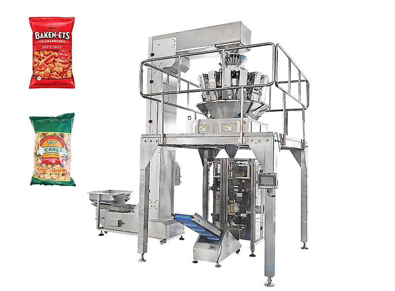 Automatic Pork Scratchings VFFS Form Fill Seal Weighing Packaging Machine