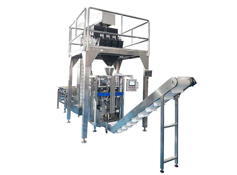 Fully Automatic 5kg 10kg 15kg Wood Fuel Pellets ( woodchips, charcoal ) VFFS Form Fill Seal Packing Machine