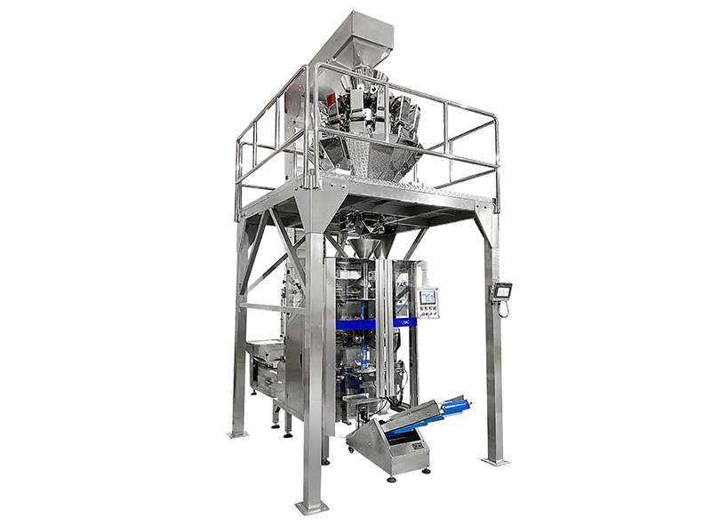 Multihead Weigher With VFFS Vertical Form Fill Seal Packing Machine