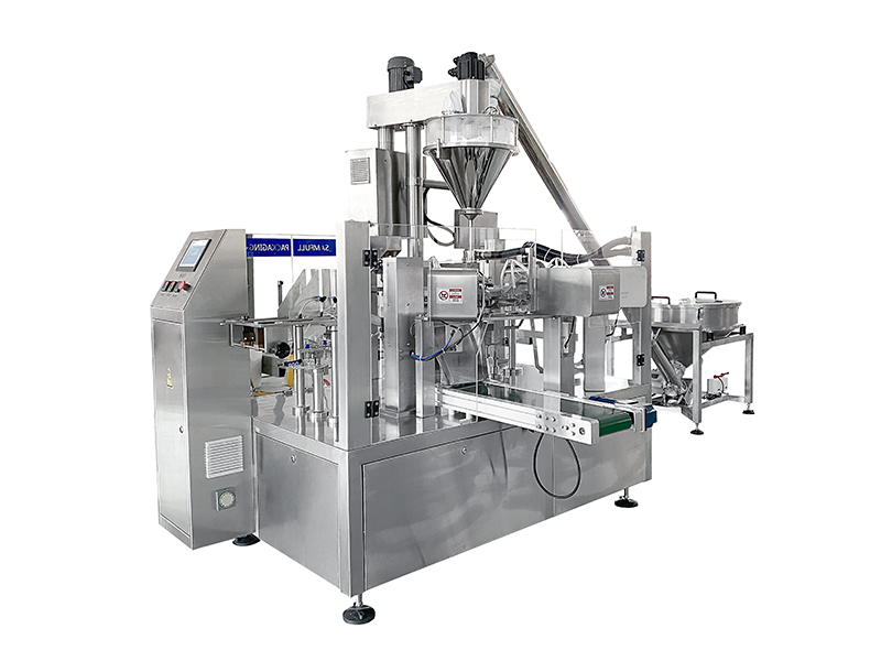 Powder Pre-made Pouch (Doypack) Filling Sealing Machine