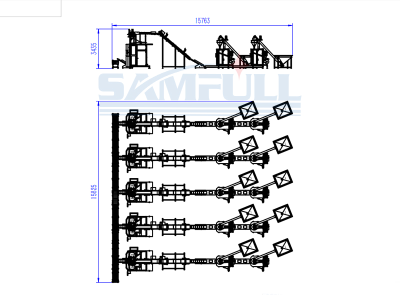 Flour Bag-in-Bag Counting Repacking Machine