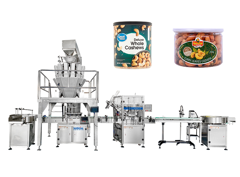 Nuts Jar Can Container Filling Machine