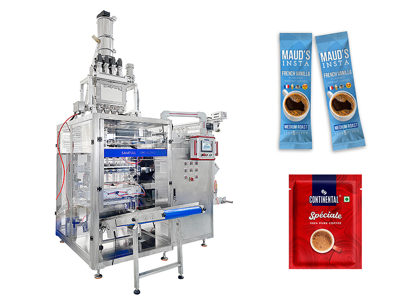 High Capacity Coffee Sachet and Stick Pack Multi-lane Packing Machine