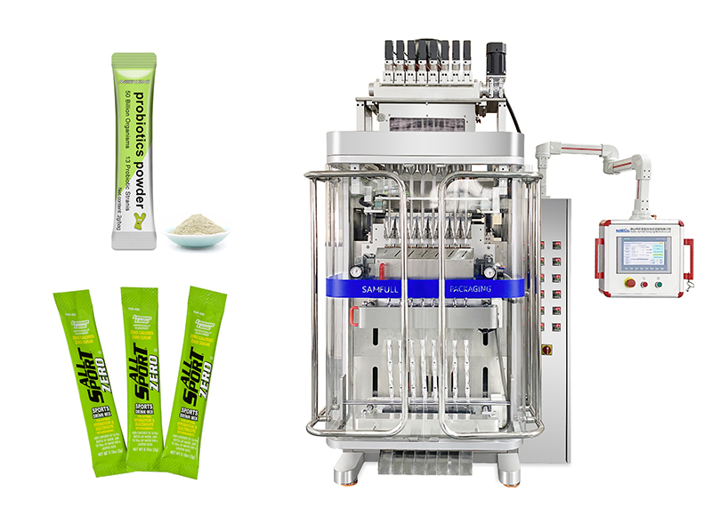 High Capacity Powder Stick Pack Multi-lane Packing Machine